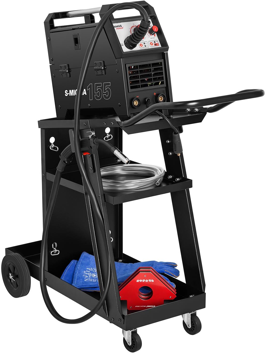 Stamos Welding Group Welding Cart - Angled - 3 Compartments - 75 kg