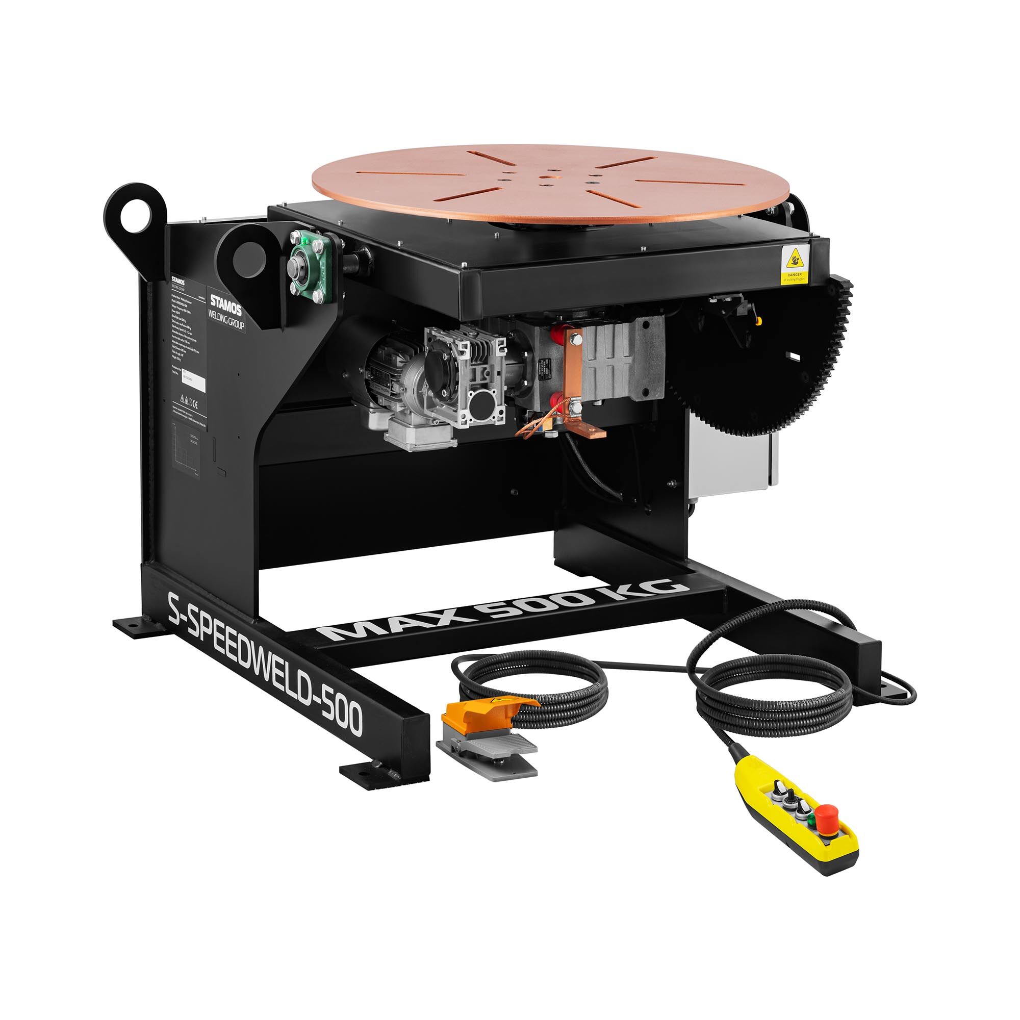 Stamos Welding Group Welding Turntable - 500 kg - table inclination 0 - 140° - foot pedal