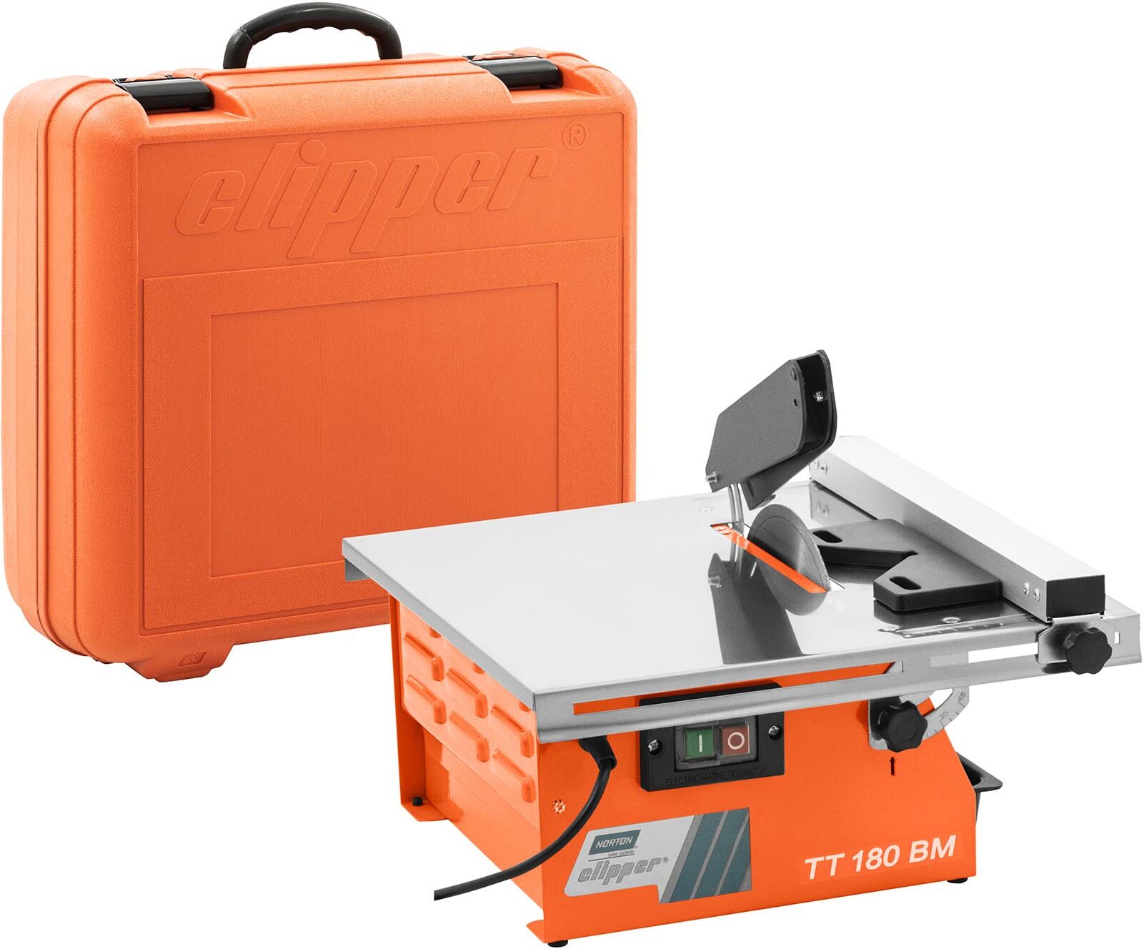 Symantec Tile Cutter - 550 W - tiltable stainless steel table from 0 - 45° - water cooling