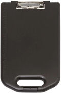 Maul clipboard with large storage compartment black A4 portrait