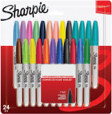 Diversen Sharpie Marker Fine Assorted (Pack of 24) 2065405