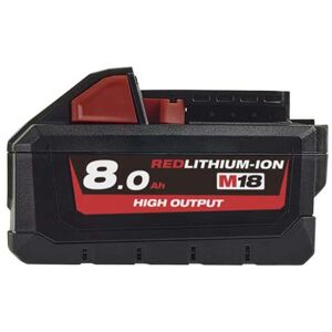 Milwaukee M18 HB8 - Batteria agli ioni di litio rosso 18V 8.0Ah