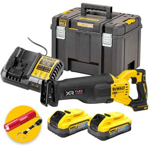 DeWalt DCS386H2T-QW - Sega a gattuccio a batteria 18V/54V Advantage - 2 X 5Ah POWERSTACK