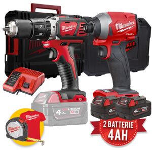 Milwaukee kit utensili a batteria 18V - M18 FID2 Avvitatore ad impulsi Fuel da 1/4