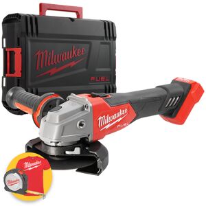 Milwaukee Milwauker M18 FSAG125X-0X - Smerigliatrice angolare a batteria 18V (solo corpo), valigetta