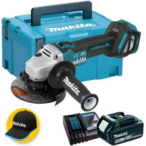 Makita DGA513Z1 - Smerigliatrice angolare a batteria 18V - 1 x 5Ah in valigetta