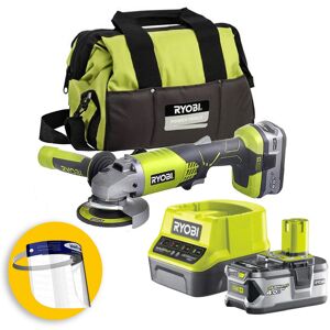 Ryobi R18AG-140S - Smerigliatrice a batteria 18V diametro 115MM - 1 x 4Ah