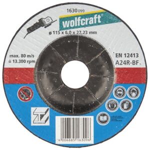 Wolfcraft DISCO PER SGROSSARE PER METALLO Ø 115 MM. A CENTRO DEPRESSO 1630099