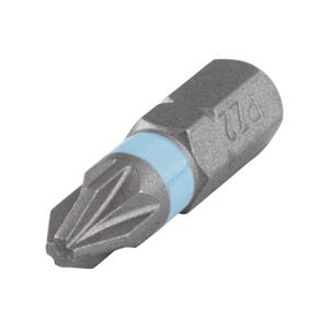 Wolfcraft N.3 INSERTI SOLID A CROCE 25 MM. PER VITI CON IMPRONTA A CROCE POZIDRIV PZ 2 1334000