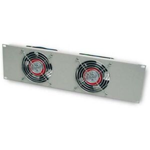 Fanton Gruppo Di Ventilazione 2 Ventole 3u Per Armadio Rack 19