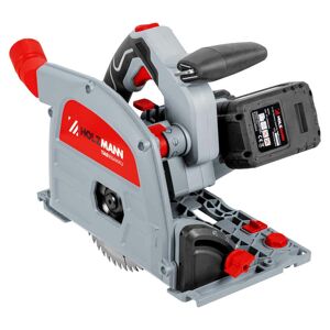 Holzmann TAS165AKKU sega circolare portatile 16,5 cm Nero, Grigio, Rosso 5500 Giri/min 100 W [TAS165AKKU]