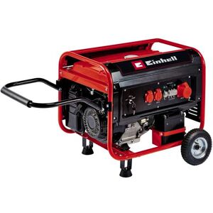 Einhell TC-PG 55/E5 gruppo elettrogeno 25 L Benzina Nero, Rosso [4152562]