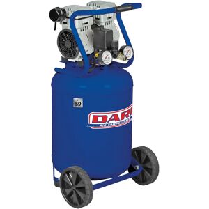 Dari COMPRESSORE VERTICALE 50 l  59 dB SILENZIATO 1,3 hp 8 bar ARIA ASPIRATA 150 l/min