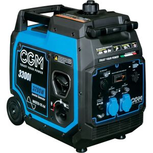 Cgm GENERATORE INVERTER 3300W  3300I AVR POTENZA CONTINUA 3000W SILENZIATO MOTORE BENZINA