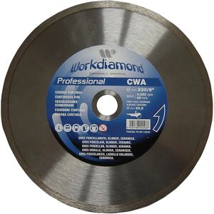 Workdiamond DISCO DIAMANTATO  Ø230 mm FRISBEE CORONA CONTINUA GRES PORCELLANATO