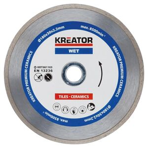 Kreator DISCO DIAMANTATO  Ø180 mm CORONA CONTINUA CON RIDUZIONE PER TAGLIAPIASTRELLE