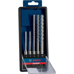 Bosch 5 PUNTE  Ø5-6-8-10-12 mm SDS PLUS 7X 4 TAGLIENTI PER MURO E CALCESTRUZZO