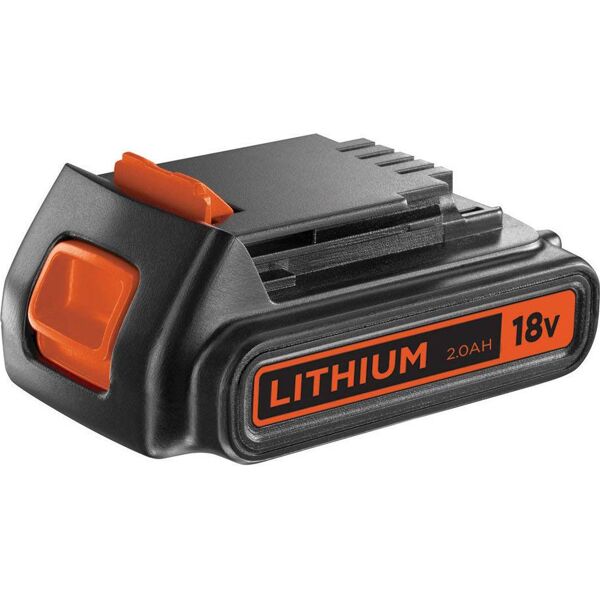 black & decker bl2018 batteria di ricambio compatibile con modelli a batteria litio 18v 2.0ah - bl2018