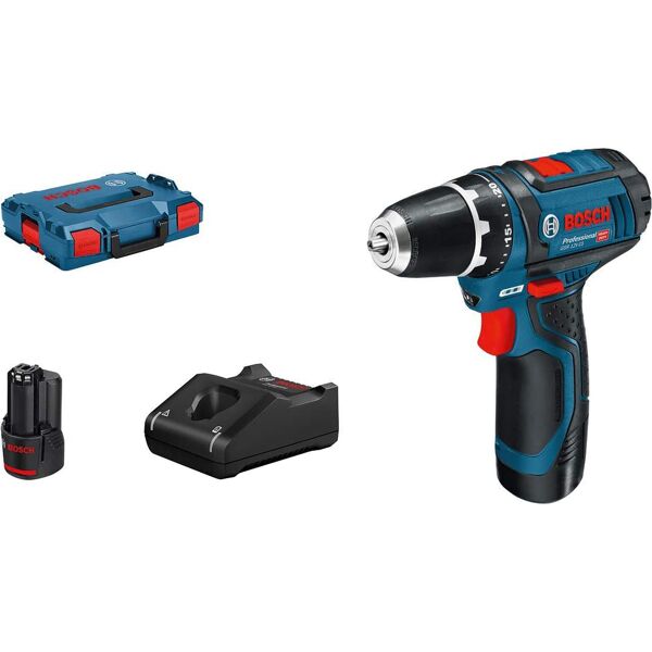 bosch 0.601.868.109 trapano avvitatore a batteria potenza 12 volt 2 velocità luce led - 0.601.868.109 gsr12v-15