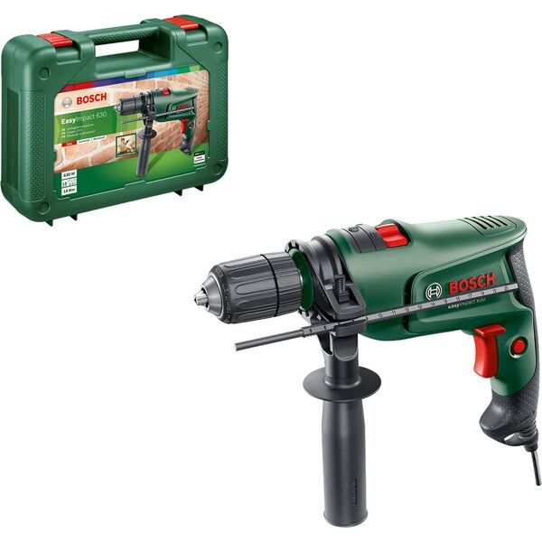 bosch 0.603.133.100 trapano avvitatore battente potenza 630 watt 3000 colpi/min - 0.603.133.100 easyimpact 630