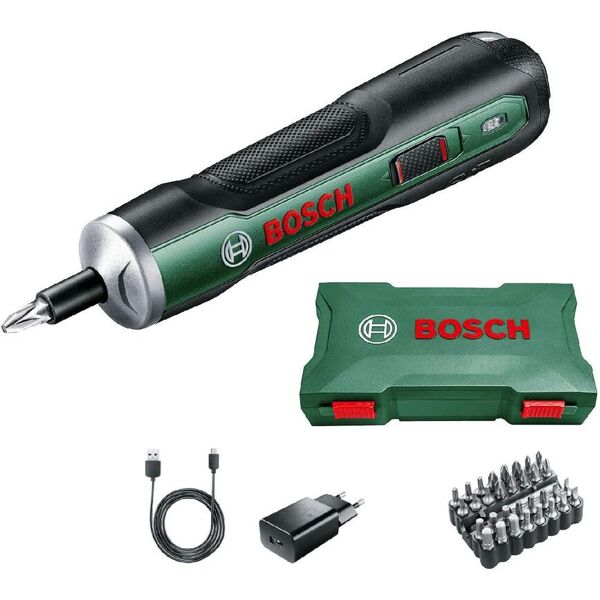 bosch 06039c6000 avvitatore a batteria pushdrive cacciavite 3,6 v litio con accessori 06039c6000