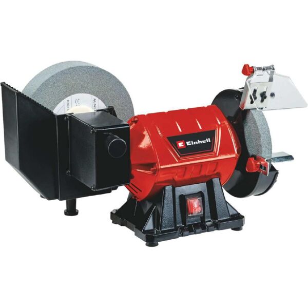 einhell tc-wd 200/150 smerigliatrice da banco potenza 250 watt velocità 2980 giri colore rosso - tc-wd 200/150