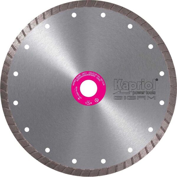 kapriol 54011 disco diamantato mm 230 granito - 54011