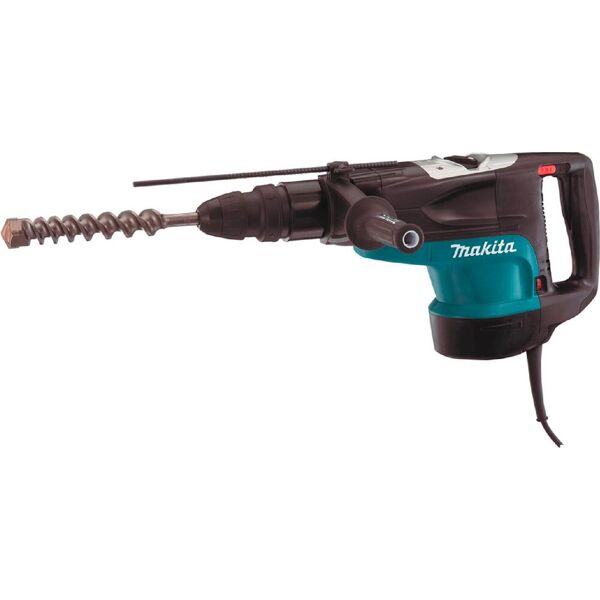 makita hr5212c trapano martello demolitore a percussione potenza 1500 watt velocità 260 giri/min attacco sds­-max - hr5212c