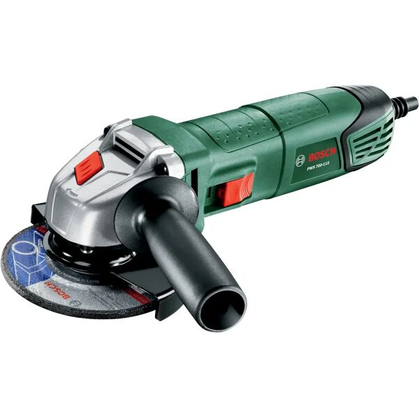 bosch smerigliatrice  115 mm pws 700-115 700 w 11000 giri/min peso 1,7 kg