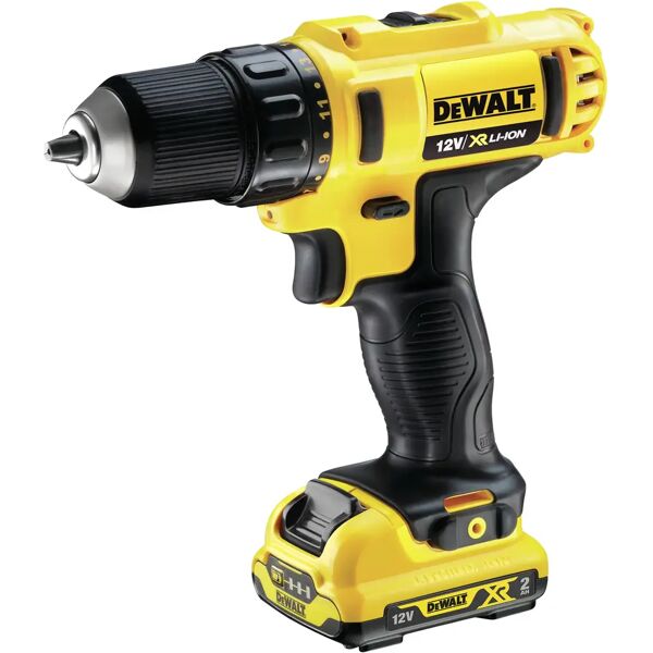 dewalt trapano avvitatore  12 v dcd710d2 2 batterie litio 2 ah peso 1,1 kg