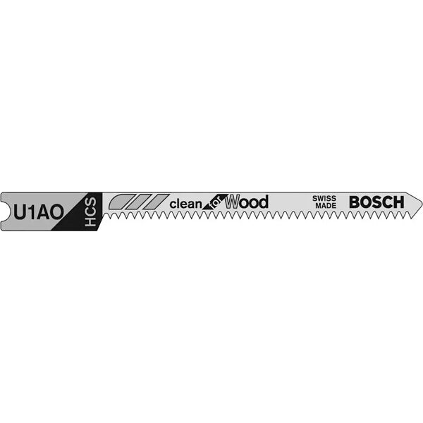 bosch lama seghetto 1,4x70 mm  hcs per legno denti dritti rettificati attacco a u