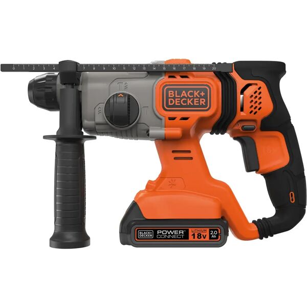 black & decker tassellatore b&d 18 v bcd900d1s-qw potenza del colpo 1,6 j 1 batteria 2 ah peso 2,6 kg