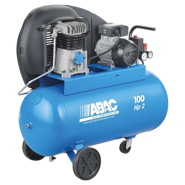 abac compressore a cinghia 100 l  2 hp 1 a29/100 cm2 pressione 10bar aria aspirata 255 l/min