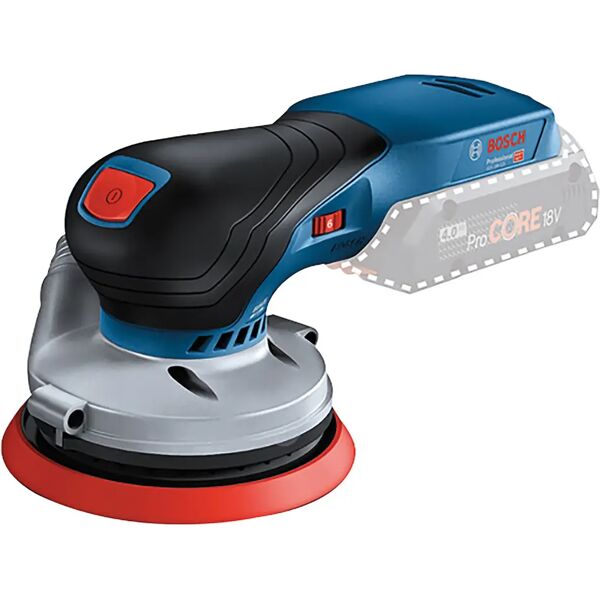 bosch levigatrice rotorbitale  18v gex18v 125 pro a batteria litio corpo macchina in valigetta