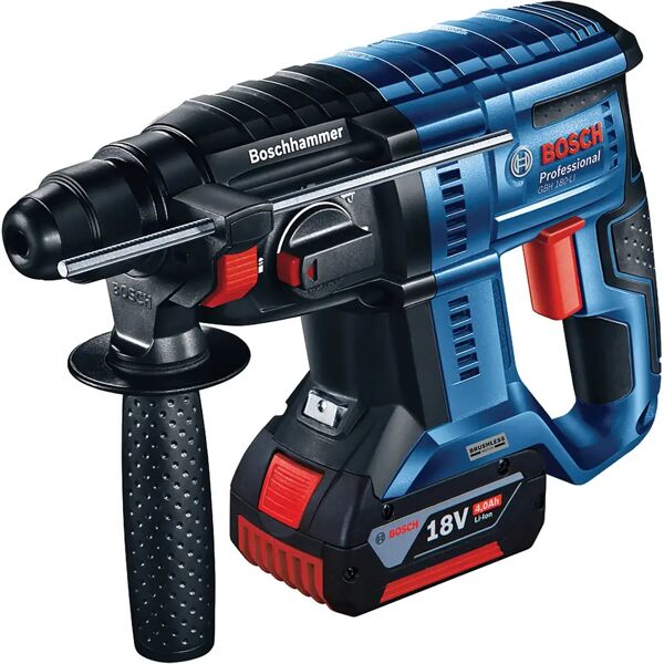 bosch tassellatore  18 v gbh18 v-21  brushless professional 2 batterie 4 ah