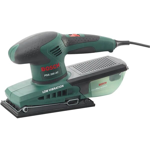 bosch levigatrice orbitale  200 w pss 200 ac 92x182 mm Ø orbite 2 mm