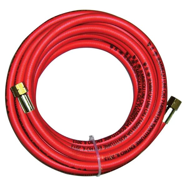 idealgas tubo gomma 10 m raccordato 3/8'' uni3128 ideale per cantieri