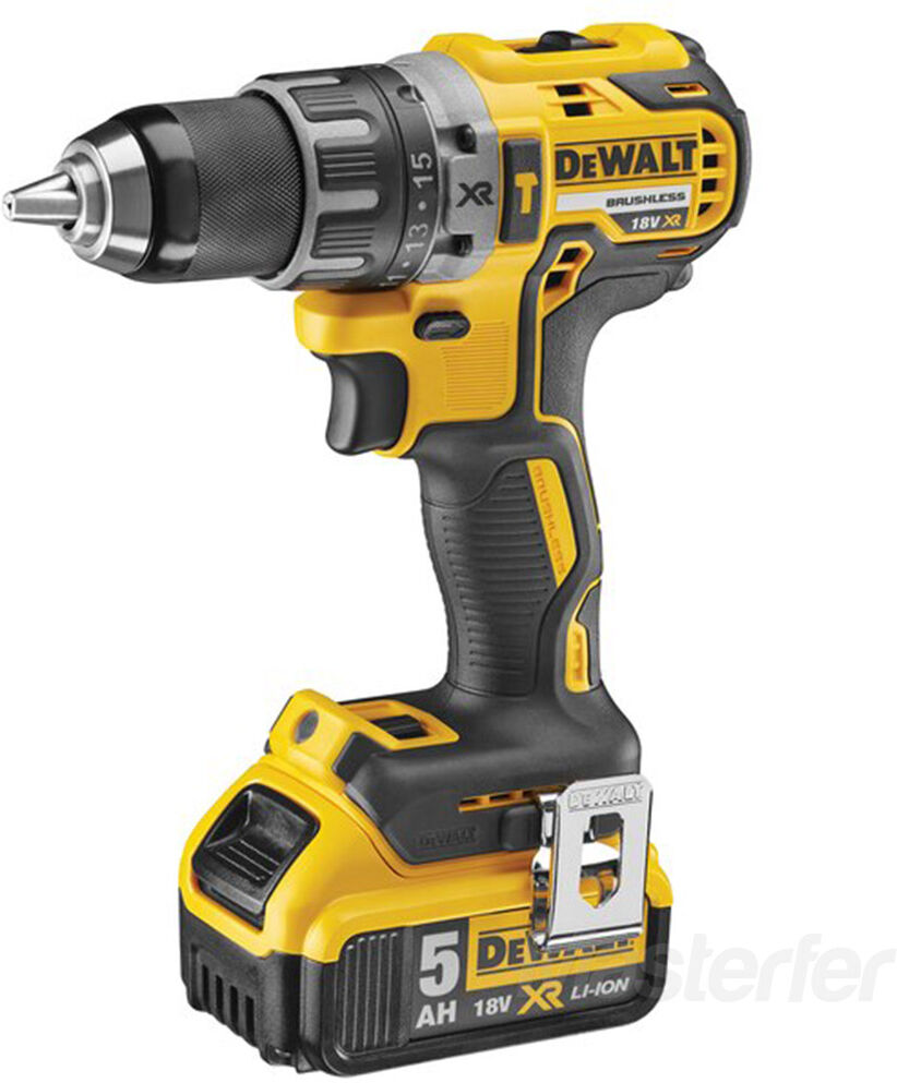 DeWalt DCD791P2 - Trapano avvitatore a batteria 18V con motore brushless, 2 x 5Ah