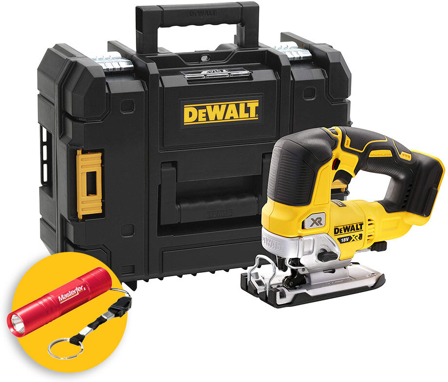 DeWalt DCS334NT-XJ - Seghetto alternativo a batteria 18V, solo corpo in valigetta Tstak