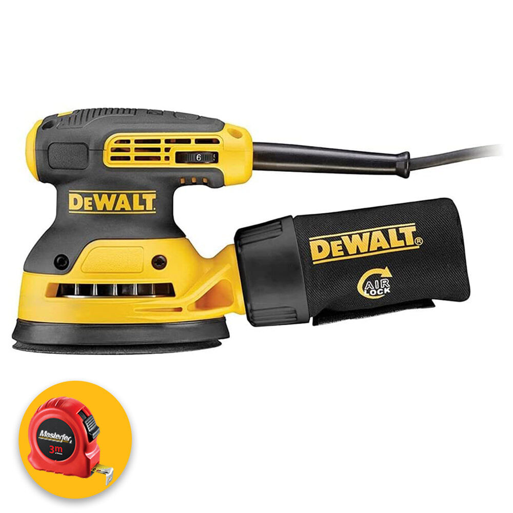 DEWALT DWE6423-QS Levigatrice rotorbitale - Velocità regolabile - 125mm 280W