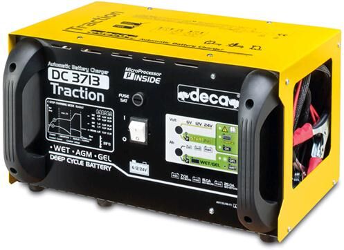 Deca Caricabatterie (deep cycle - traction) 6-12-24V -  DC 3713 Traction (carica 37 A)