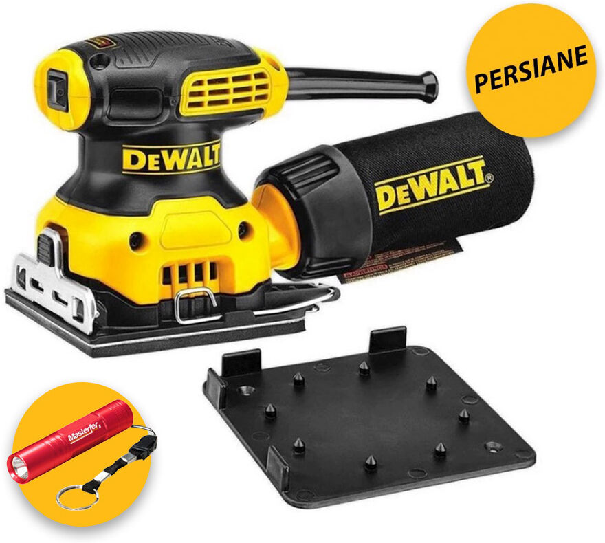 DeWalt DWE6411Z-IT - Levigatrice orbitale con accessorio per persiane