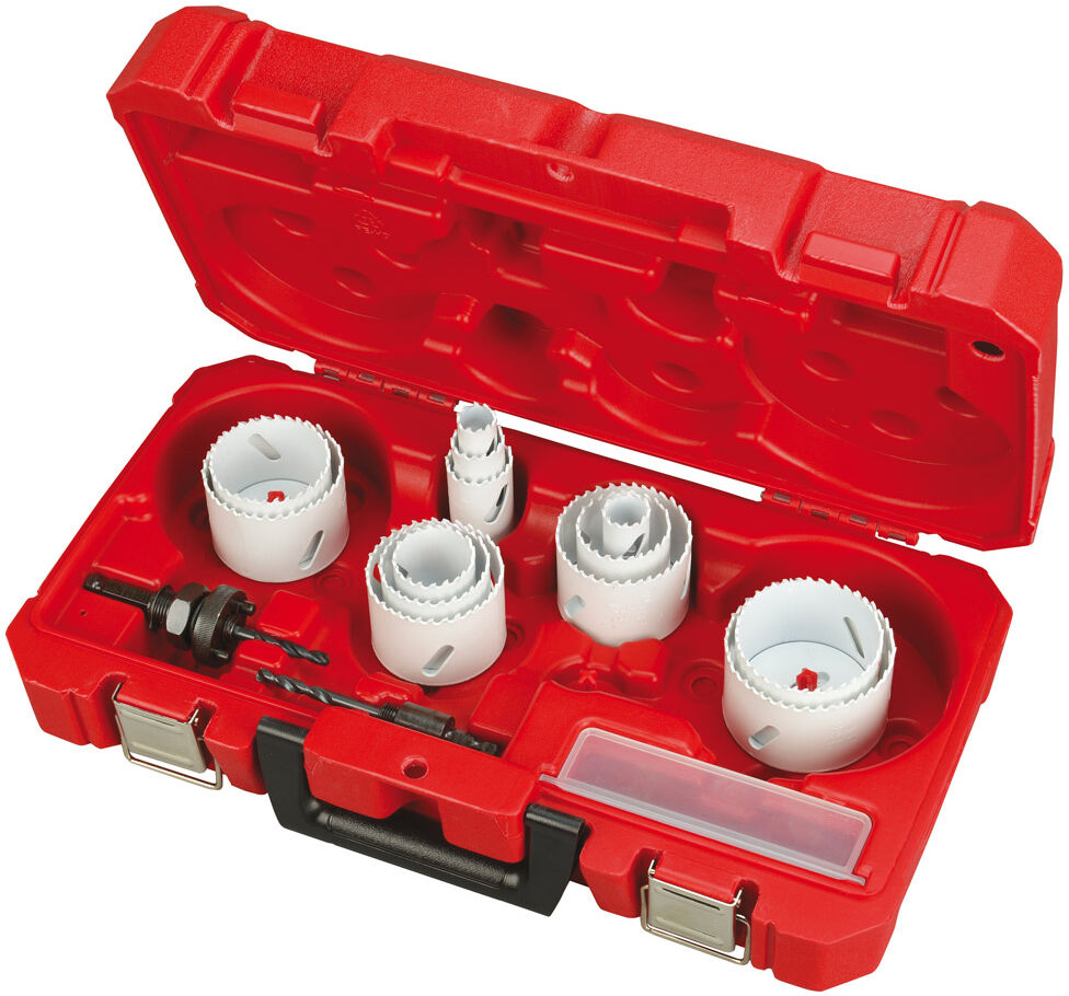 Milwaukee 49224102 - Set seghe a tazza, 17 pezzi