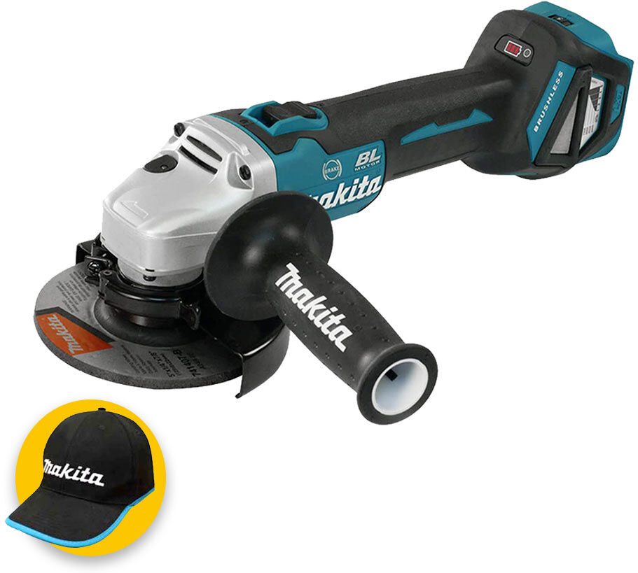 Makita DGA513Z - Smerigliatrice angolare a batteria 18V, solo corpo