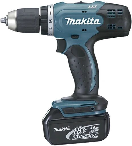 Makita DDF453RFE trapano 1,6 kg Nero, Blu [DDF453RFE]