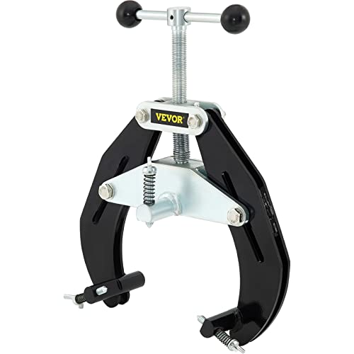 VEVOR Morsetto di Allineamento del Tubo per Saldatura, 2-6" Clamp Pipe Alignment Leggero e Portabile, Accoppiatore per Tubi a Morsetto in Acciaio al Carbonio con Viti a Rapida Azione, Nero