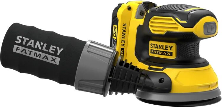 stanley levigatrice rotorbitale a batteria  sfm v20 , 18 v, 2 ah, 1 batteria