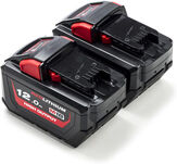 Milwaukee 2x M18 HB12 High Output / 4932464260 batterie (18 V, 12 Ah, Originale)