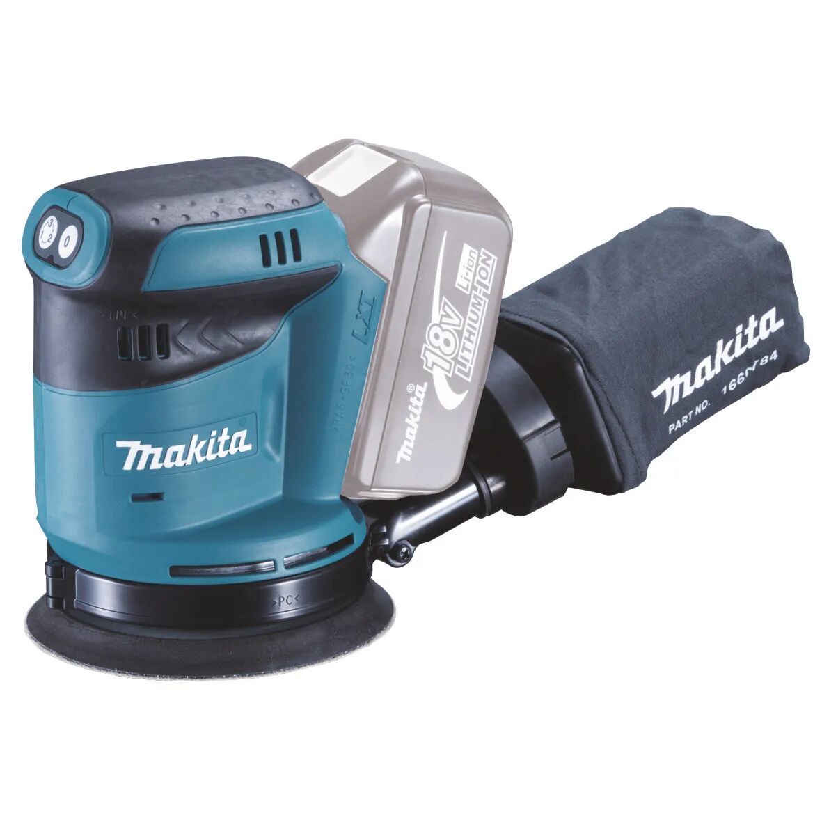 Makita Levigatrice Orbitale Makita 18 V A Batteria Litio Corpo Macchina In Valigetta