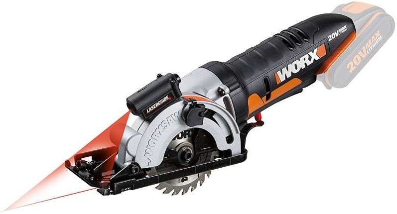 Worx SEG. CIRCOLARE COMP. BATT. 20V 85MM CORPO MACCHINA